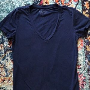 EVERLANE V-neck supima cotton t-shirt